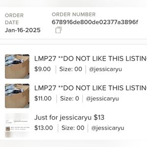 Just for jessicaryu $33